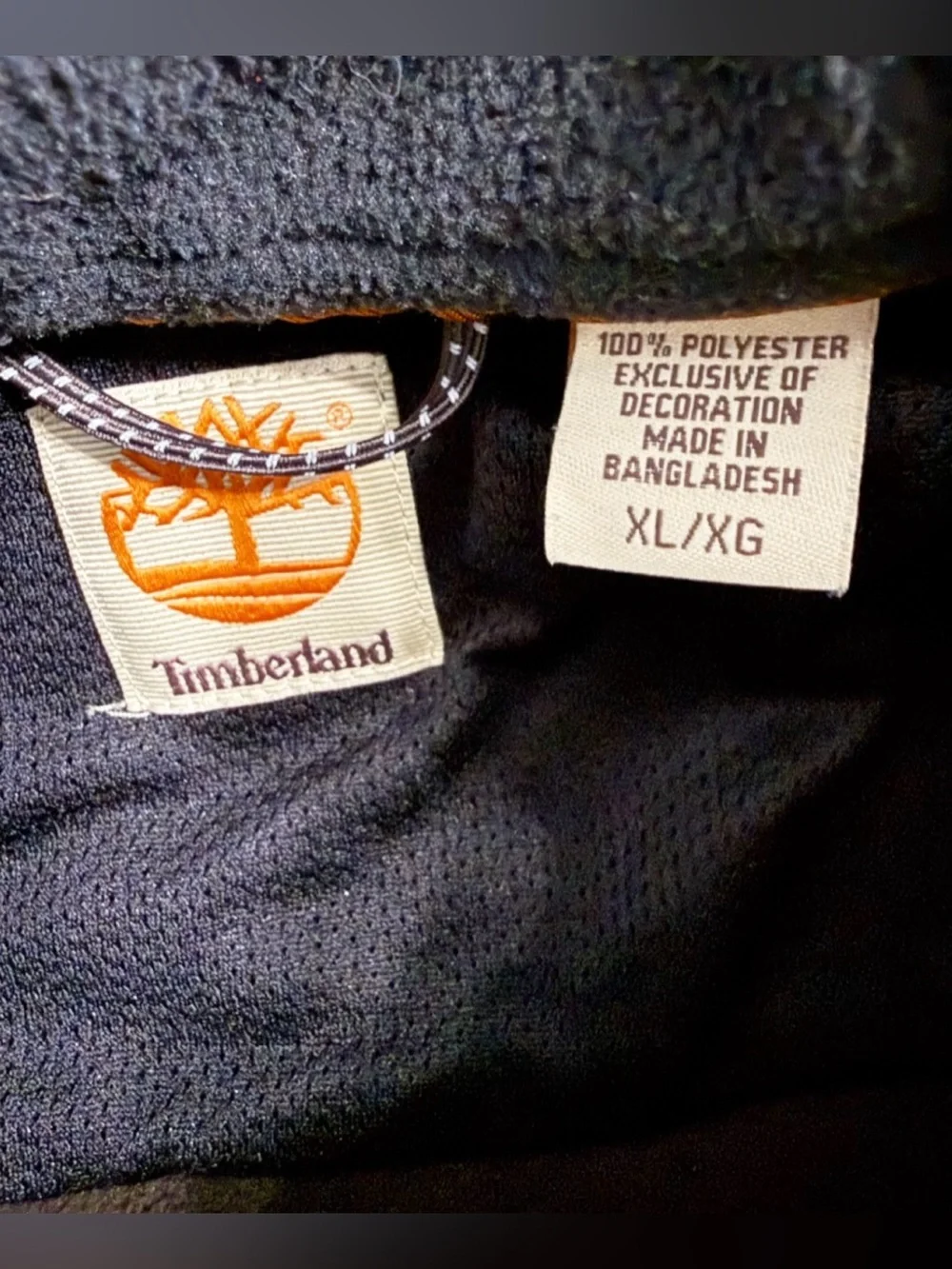 Timberland Brown Fleece Full Zip Vest Men’s XL Outdoor Hiking 3-Pocket